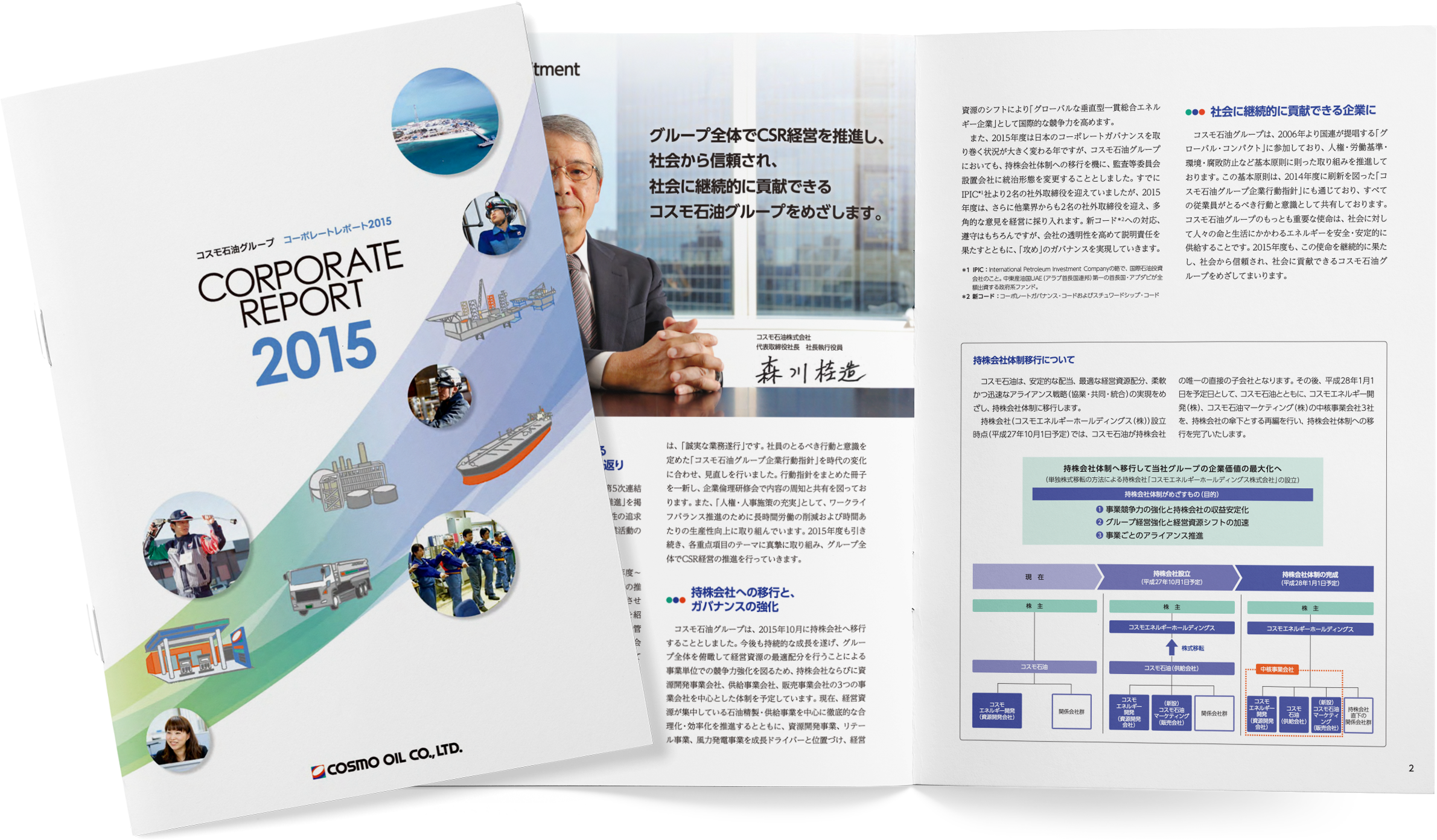 コスモ石油 コーポレートレポート 2015