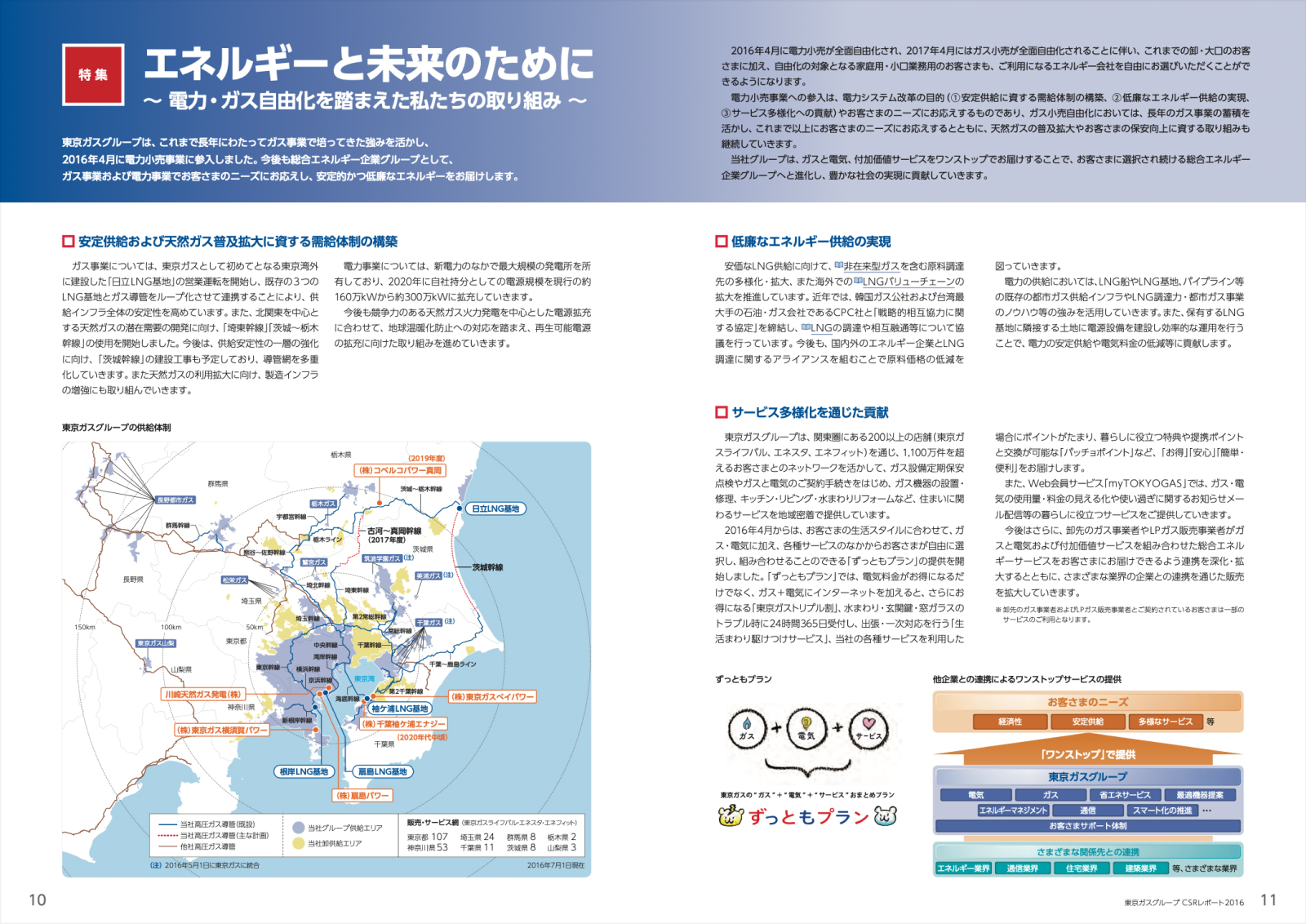 東京ガス CSRレポート 2016
